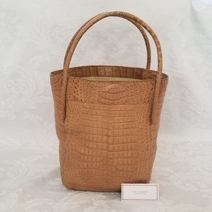 Nancy Gonzalez Tan Croc Tote